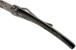 Deejo Tattoo 37g, Ebony, Rock’n’Roll 1CB000061 Pocket Knife -Knifeshop DJ1CB000061 07 deejo