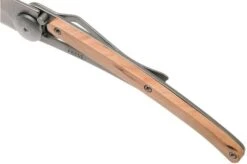 Deejo Wood 37g, Juniper Wood 1CB002 Pocket Knife -Knifeshop DJ1CB002 07 deejo