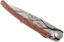 Deejo Tattoo 37g, Rosewood, Tree 1CB022-R Pocket Knife -Knifeshop DJ1CB022 R 04 deejo