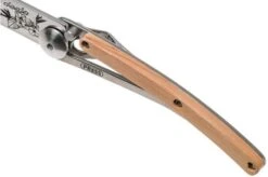 Deejo Tattoo 27g, Juniper Wood, Cherry Blossom 9AB022 Pocket Knife -Knifeshop DJ9AB022 07 deejo