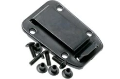 ESEE Candiru Desert Tan CAN-DT Neck Knife With Black Sheath + Belt Clip -Knifeshop EE CAN DT 07 esee knives v201901