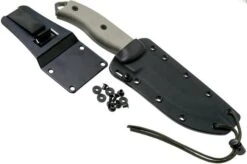 ESEE Model 5 OD Blade, Desert Tan Handle 5P-OD Met Kydex Sheath+ Belt Clip -Knifeshop EE ESEE 5P OD 07 esee knives v2018