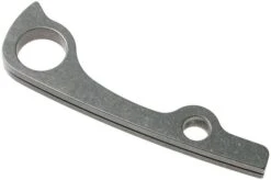 Flytanium Spyderco Paramilitary 2 Backspacer Titanium, Stonewashed -Knifeshop FLY 70 02 flytanium