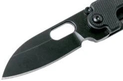 Fox Bean Gen 2 Full Black BF-719G10 Black Fox Pocket Knife, Serge Panchenko Design -Knifeshop FOBF 719G10 03 fox knives
