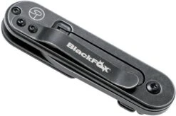 Fox Bean Gen 2 Full Black BF-719G10 Black Fox Pocket Knife, Serge Panchenko Design -Knifeshop FOBF 719G10 04 fox knives