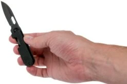 Fox Bean Gen 2 Full Black BF-719G10 Black Fox Pocket Knife, Serge Panchenko Design -Knifeshop FOBF 719G10 07 fox knives