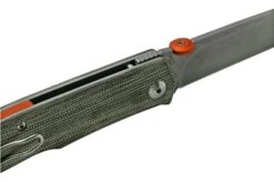 Fox Knives The Sicilian, Satin Green Micarta FX-525MI Pocket Knife, Bob Terzuola Design -Knifeshop FOFX 525MI 06 fox