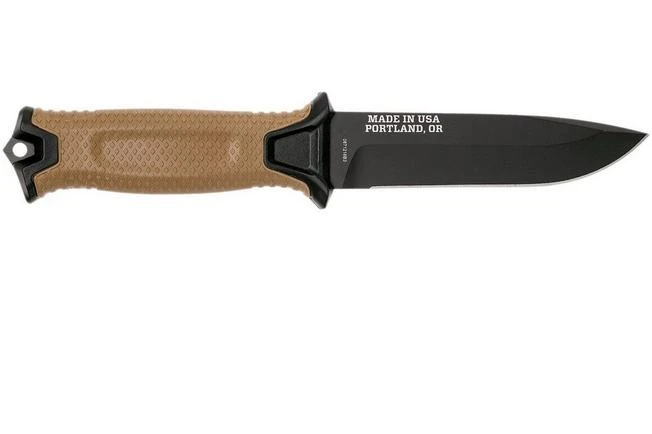 Gerber Strongarm Fixed Blade Coyote Brown FE 30-001058 Fixed Knife 4 Gerber Strongarm Fixed Blade Coyote Brown FE 30-001058 Fixed Knife - Image 2