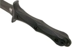 Rick Hinderer EK Dagger 3V DLC, Black Micarta Commando Dagger -Knifeshop HRK EK 3V BM 05 rick hinderer knives