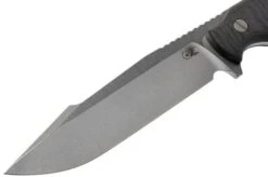 Rick Hinderer Fieldtac 6” Harpoon Spearpoint Stonewash Black Micarta Survival Knife -Knifeshop HRK FT6 HP SW BM 03 rick hinderer knives