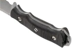 Rick Hinderer Fieldtac 6” Harpoon Spearpoint Stonewash Black Micarta Survival Knife -Knifeshop HRK FT6 HP SW BM 04 rick hinderer knives