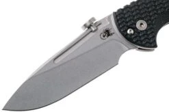 Rick Hinderer XM Slippy 3" Slicer 20CV Black G10 Slipjoint Pocket Knife -Knifeshop HRK SLIPPY SLI BK 03 rick hinderer hrk slippy sli bk 03