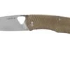 The James Brand Folsom KN102127-00 Od Green Micarta + Satin Pocket Knife -Knifeshop JAKN112127 00 01 the james brand