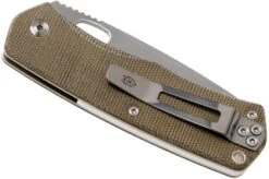 The James Brand Folsom KN102127-00 Od Green Micarta + Satin Pocket Knife -Knifeshop JAKN112127 00 04 the james brand