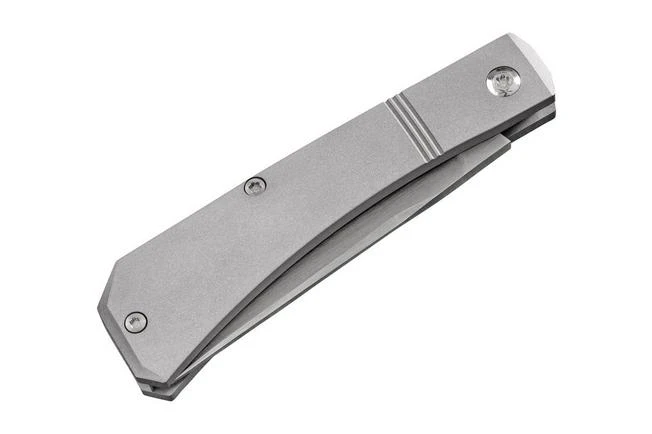 Jack Wolf Pioneer Jack PIONE-01-TI-SM Titanium Smooth, Slipjoint Pocket Knife 6 Jack Wolf Pioneer Jack PIONE-01-TI-SM Titanium Smooth, Slipjoint Pocket Knife - Image 4