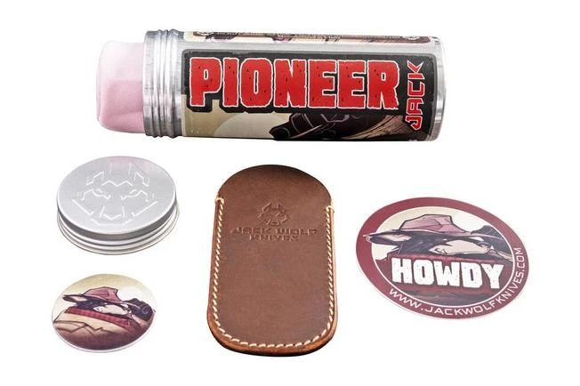 Jack Wolf Pioneer Jack PIONE-01-TI-SM Titanium Smooth, Slipjoint Pocket Knife 8 Jack Wolf Pioneer Jack PIONE-01-TI-SM Titanium Smooth, Slipjoint Pocket Knife - Image 6