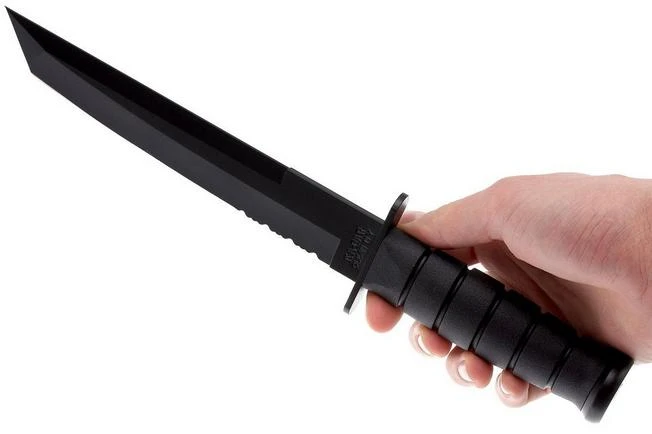 KA-BAR Tanto 1245 Partly Serrated, Kydex Sheath 8 KA-BAR Tanto 1245 Partly Serrated, Kydex Sheath - Image 6