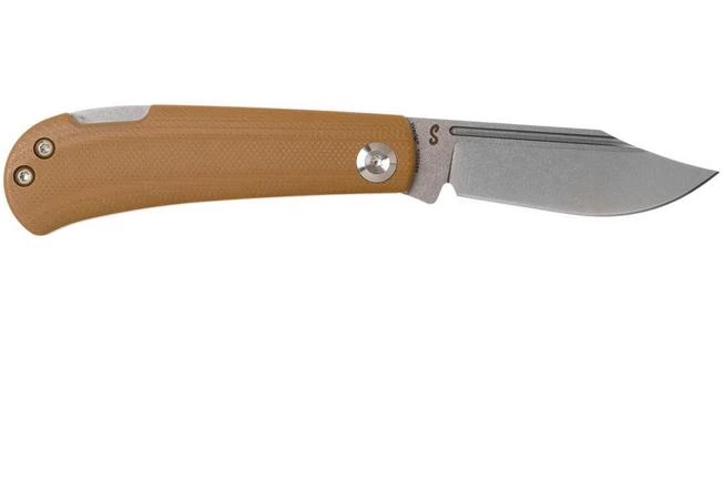 Kansept Wedge T2026B9 Yellow Brown G10 Pocket Knife, Nick Swan Design 4 Kansept Wedge T2026B9 Yellow Brown G10 Pocket Knife, Nick Swan Design - Image 2