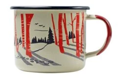 Knivesandtools Enamel Mug E-MG-L-01, Large 10 Cm, Enamel Mug 10 Knivesandtools Enamel Mug E-MG-L-01, Large 10 Cm, Enamel Mug -Knifeshop KT E MG L 01 02 kato