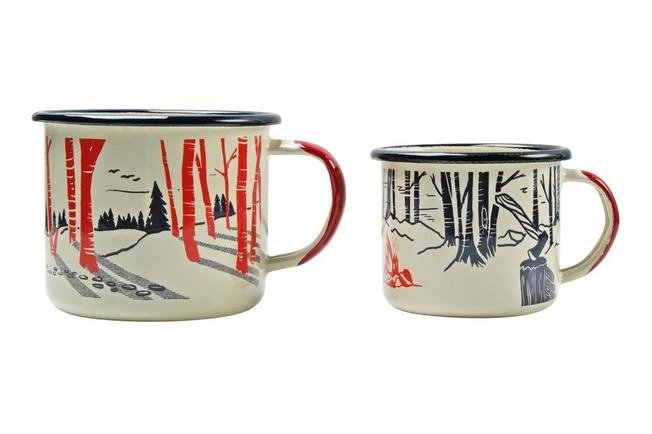 Knivesandtools Enamel Set E-SET-02, Mugs 8 Cm & 10 Cm, Enamel Mugs 3 Knivesandtools Enamel Set E-SET-02, Mugs 8 Cm & 10 Cm, Enamel Mugs
