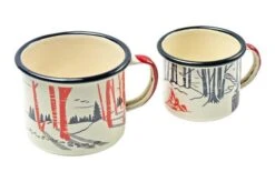Knivesandtools Enamel Set E-SET-02, Mugs 8 Cm & 10 Cm, Enamel Mugs 16 Knivesandtools Enamel Set E-SET-02, Mugs 8 Cm & 10 Cm, Enamel Mugs -Knifeshop KT E SET 02 03 kato