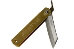 Higonokami Pocket Knife 5 Cm HIGO75BS, SK-carbon Steel, Brass -Knifeshop KT HIGO75BS 04 higonokami