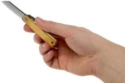 Higonokami Pocket Knife 5 Cm HIGO75BS, SK-carbon Steel, Brass -Knifeshop KT HIGO75BS 08 higonokami
