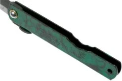 Higonokami Pocket Knife 7.3 Cm HIGOCJ, Blue Paper Steel, Jade Black Green Glitter Enamel 14 Higonokami Pocket Knife 7.3 Cm HIGOCJ, Blue Paper Steel, Jade Black Green Glitter Enamel -Knifeshop KT HIGOCJ 05 higonokami