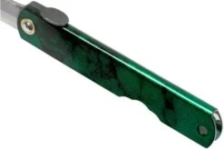 Higonokami Pocket Knife 7.3 Cm HIGOCJ, Blue Paper Steel, Jade Black Green Glitter Enamel 15 Higonokami Pocket Knife 7.3 Cm HIGOCJ, Blue Paper Steel, Jade Black Green Glitter Enamel -Knifeshop KT HIGOCJ 06 higonokami