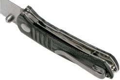 Kizer Vanguard Shard V2531N2 Black Micarta Pocket Knife, Dirk Pinkerton Design -Knifeshop KZV2531N2 05 kizer