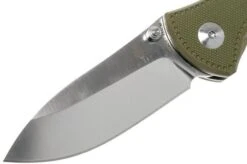 Kizer Vanguard Hunter Small V3416C2 Green Pocket Knife -Knifeshop KZV3416C2 03 kizer