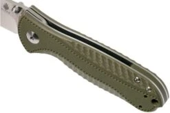 Kizer Vanguard Hunter Small V3416C2 Green Pocket Knife -Knifeshop KZV3416C2 07 kizer