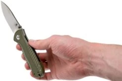 Kizer Vanguard Hunter Small V3416C2 Green Pocket Knife -Knifeshop KZV3416C2 08 kizer