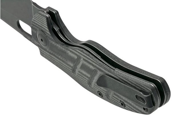 Kizer Sheepdog XL C01C, V5488C5, Black Micarta, 154CM Pocket Knife, Chris Conaway Design 6 Kizer Sheepdog XL C01C, V5488C5, Black Micarta, 154CM Pocket Knife, Chris Conaway Design - Image 4