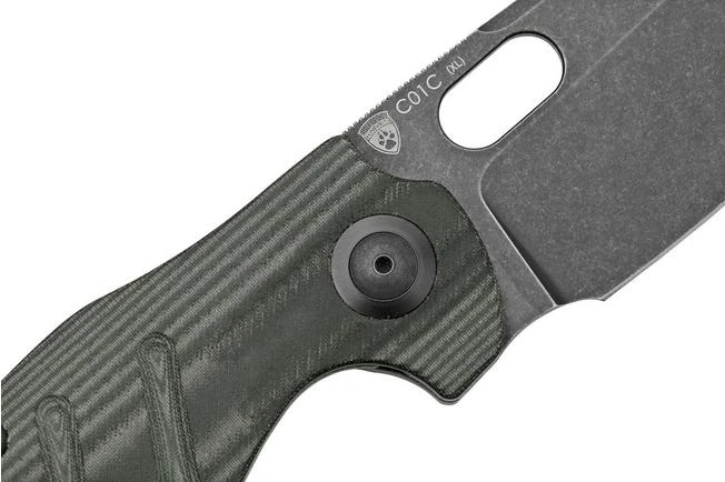 Kizer Sheepdog XL C01C, V5488C5, Black Micarta, 154CM Pocket Knife, Chris Conaway Design 7 Kizer Sheepdog XL C01C, V5488C5, Black Micarta, 154CM Pocket Knife, Chris Conaway Design - Image 5