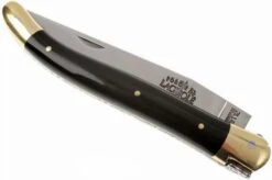 Forge De Laguiole Pocket Knife, Black Horn, 1211BN -Knifeshop LA1211BN 03 forge de laguiole vouwmes la1211bn d3 1