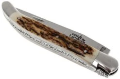 Forge De Laguiole 11cm Deer Horn 1211INCFBRI -Knifeshop LA1211INCFBRI 03 forge de laguiole la1211incfbri 03