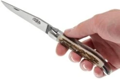 Forge De Laguiole 11cm Deer Horn 1211INCFBRI -Knifeshop LA1211INCFBRI 07 forge de laguiole la1211incfbri 07