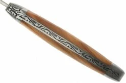 Forge De Laguiole 1211INOL Pocket Knife, Olivewood -Knifeshop LA1211INOL 04 forge de laguiole la1211inol d4