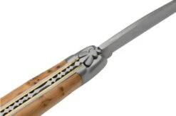 Forge De Laguiole Boraldes Edition 1212EINGE Satin Bolsters Juniper Wood, Pocket Knife -Knifeshop LA1212EINGE BOR 05 forgedelaguiole