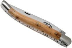 Forge De Laguiole 12 Cm 1212EINGE Juniper Wood Laguiole Knife -Knifeshop LA1212EINGE 04 forge de laguiole