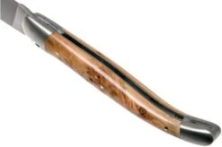 Forge De Laguiole 12 Cm 1212EINGE Juniper Wood Laguiole Knife -Knifeshop LA1212EINGE 05 forge de laguiole