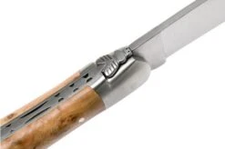 Forge De Laguiole 12 Cm 1212EINGE Juniper Wood Laguiole Knife -Knifeshop LA1212EINGE 06 forge de laguiole