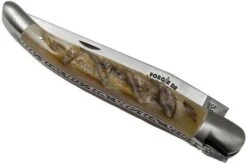 Forge De Laguiole 12 Cm 1212INBESAT Ram's Horn Laguiole Knife -Knifeshop LA1212INBESAT 04 forge de laguiole