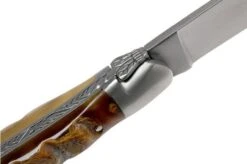 Forge De Laguiole 12 Cm 1212INBESAT Ram's Horn Laguiole Knife -Knifeshop LA1212INBESAT 06 forge de laguiole