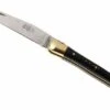 Forge De Laguiole - Natural Wood Folder, 3 Inch, Ebony 2 Forge De Laguiole - Natural Wood Folder, 3 Inch, Ebony -Knifeshop LA129EB 01 forge de laguiole vouwmes la129eb d1