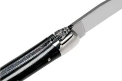 Forge De Laguiole 129INTCNOIBRI 9cm, Black Micarta, Laguiole Knife -Knifeshop LA129INTCNOIBRI 06 forge de laguiole