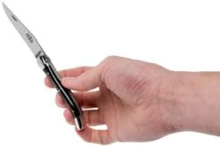 Forge De Laguiole 129INTCNOIBRI 9cm, Black Micarta, Laguiole Knife -Knifeshop LA129INTCNOIBRI 08 forge de laguiole