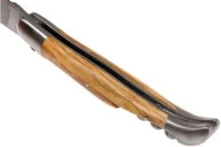 Forge De Laguiole With Corkscrew 22121INOL, Olive Wood -Knifeshop LA22121INOL 06 forge de laguiole la22121inol 06