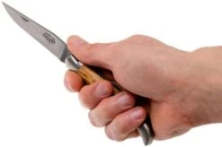 Forge De Laguiole With Corkscrew 22121INOL, Olive Wood -Knifeshop LA22121INOL 08 forge de laguiole la22121inol 08